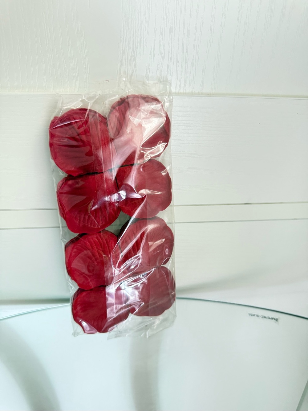 Red Fabric Rose Petals - Pack of Decorative Petals